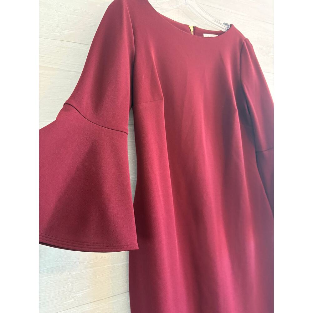 Calvin Klein Peplum Sheath Dress sz 8 - Picture 3 of 9